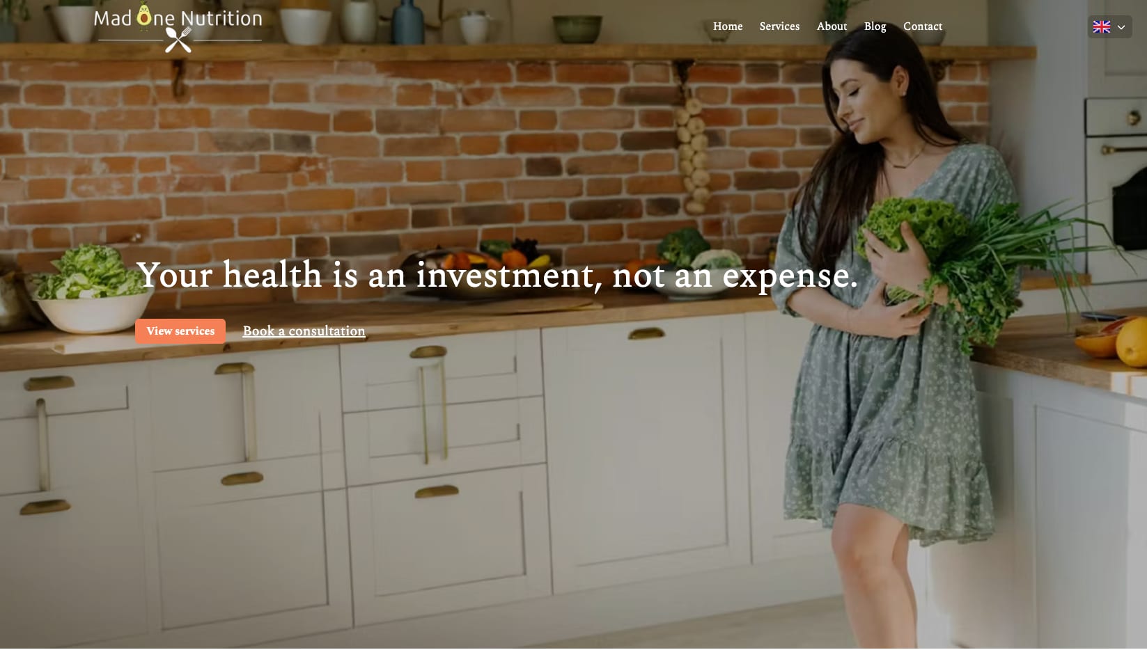 Mad One Nutrition website by Verosite
